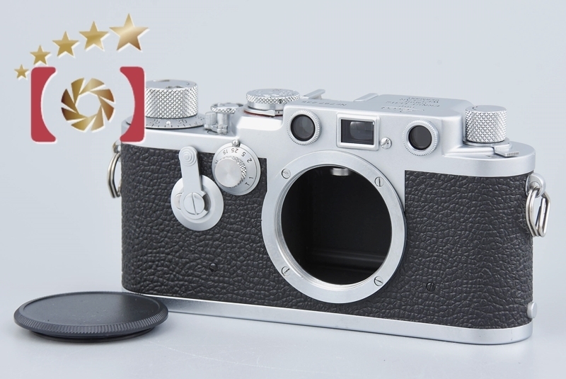 【中古】Leica ライカ IIIf レッドダイヤル セルフタイマー付き レンジファインダーフィルムカメラ