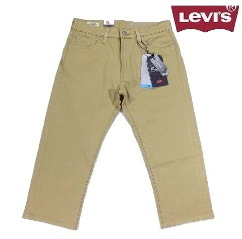 ※火063新品▼春夏 リーバイス 505 レギュラー クロップドパンツ W30 COOL素材 クロップドパンツ Levi's ストレッチ カジュアル