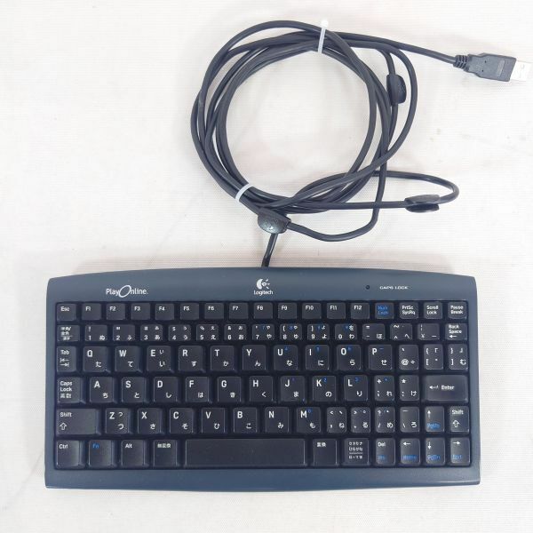 Logitech　NetPlay　Keyboard　Y-UC29 キーボード　有線　USB　日本語　【中古】