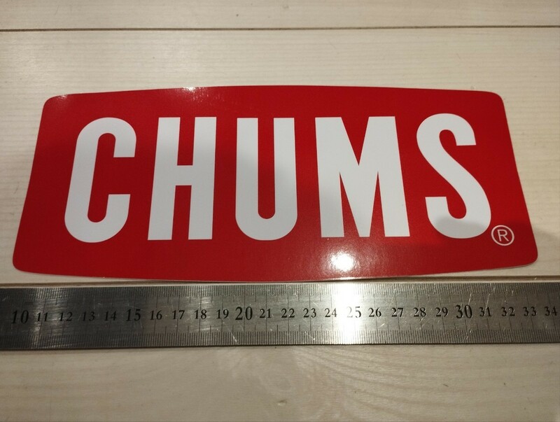 アウトドアステッカー　CHUMS　キャンプ　アウトドア　ステッカー　チャムス　大きいサイズ