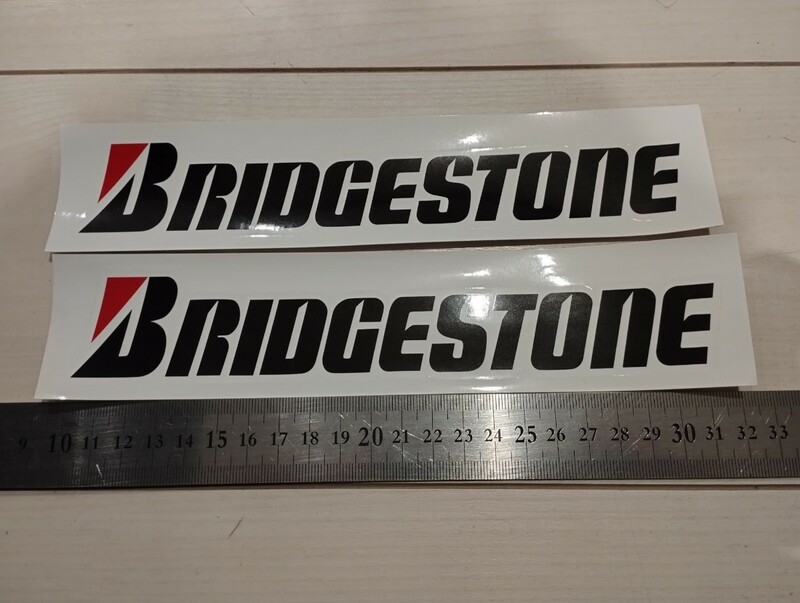 レーシングステッカー　２枚セット　ブリジストンステッカー　bridgestone 　車ステッカー　 カーステッカー　カスタム