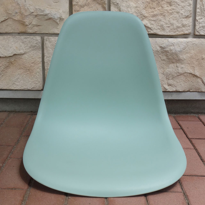 【未使用品】 イームズ シェルチェア 座面部品 椅子 Eames チェア イス DSWチェア Chair 家具 DSR ダイニング オフィスチェア ブルーグレー