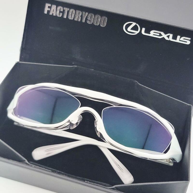 極美品　FACTORY900 x Lexus ドライビンググラス LXF-002 Col.4 WHT ホワイト　メンズ