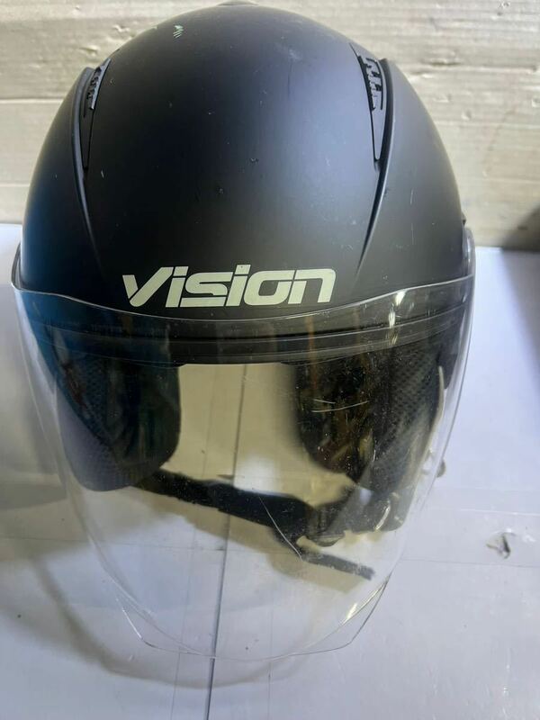 (M*6)vision ジェットヘルメット フリーサイズ 現状中古品