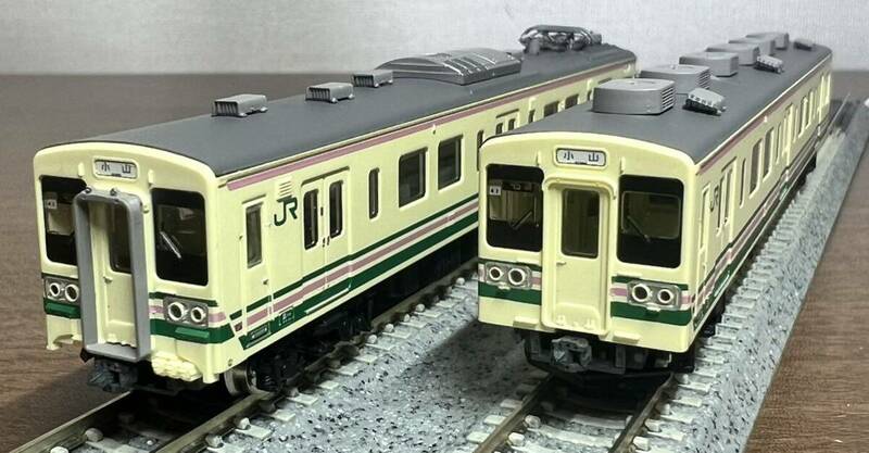 【N化/動力化/TN化】TOMYTEC 鉄道コレクション JR 107系 100番台 前期形 両毛線 2両セット 