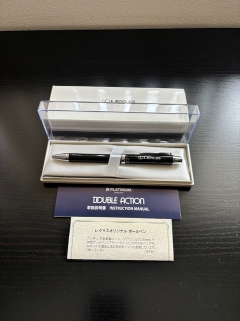 ★新品未使用 非売品★レクサス　オリジナル　プラチナ万年筆製　ボールペン　ペン　油性2色 ボールペン シャープペン　LEXUS　 ノベルティ