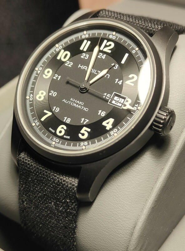 送料無料 チタン製 チタニウム HAMILTON khaki Field Titanium ハミルトン カーキ フィールド 腕時計 ジャズマスター Jazz master