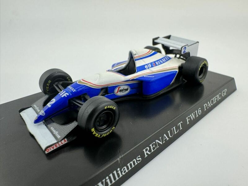 1/64 アオシマ　F1 GP ウイリアムズ　コレクション　　　　ウイリアムズ　FW16 アイルトン　セナ　パシフィック　GP シークレット