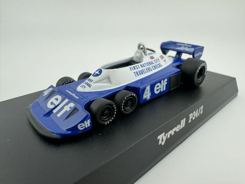 1/64 京商 サンクス　ティレル　P34/2 #4 1977 P.DEPAILLER