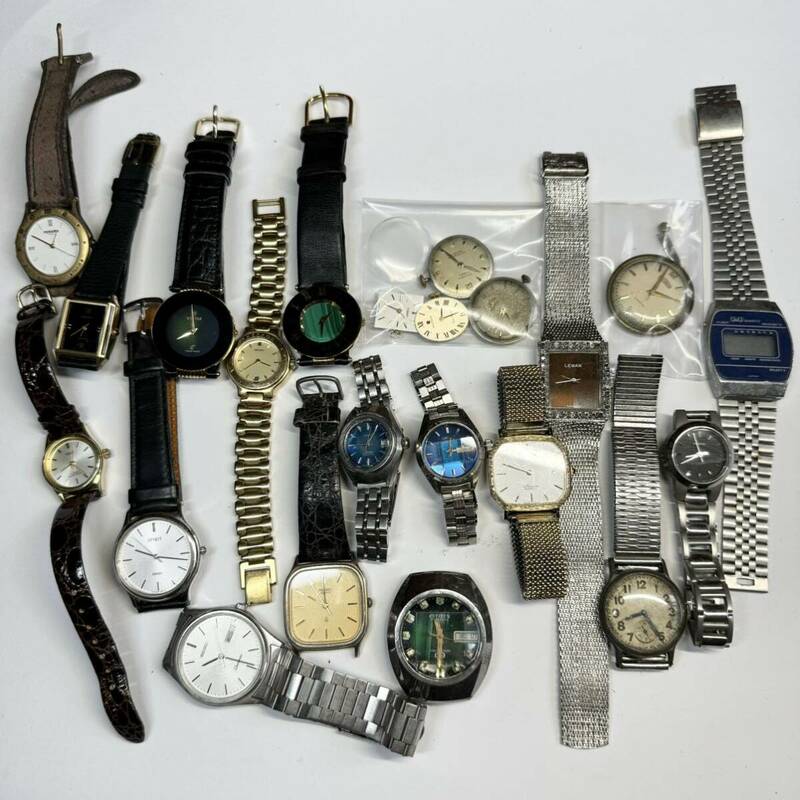 腕時計 セイコー オリエント シチズン ウォルサム 等 メンズ レディース 17本 ムーブメントのみ 4品 ジャンク まとめて SEIKO CITIZEN 