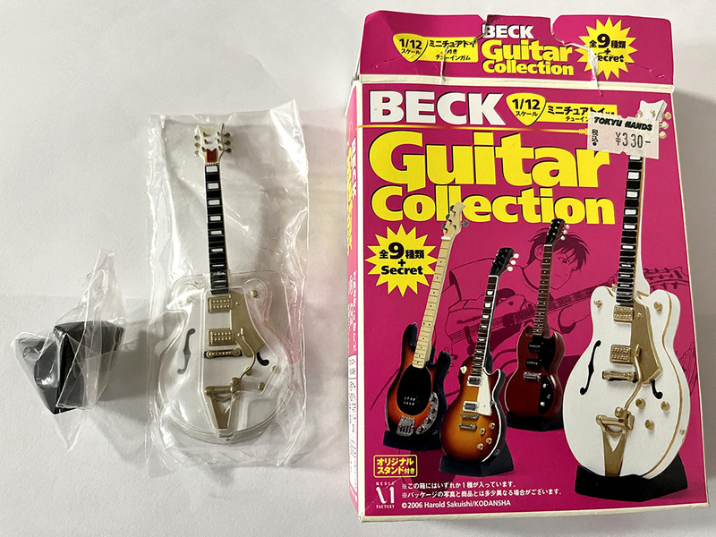 ベック ギターコレクション ホワイトファルコン type コユキモデル 1/12スケール BECK Guitar collection フィギュア ROCK ロカビリー 