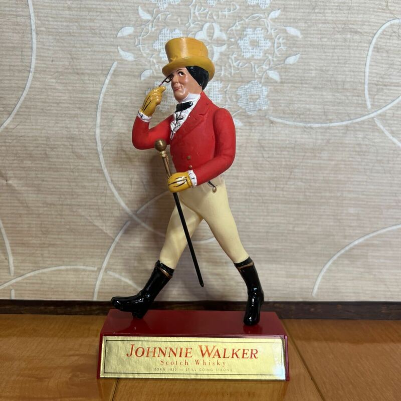 JOHNNIE WALKER ジョニーウォーカー スコッチ ウイスキー 置物 人形 フィギュア ビンテージ　中古