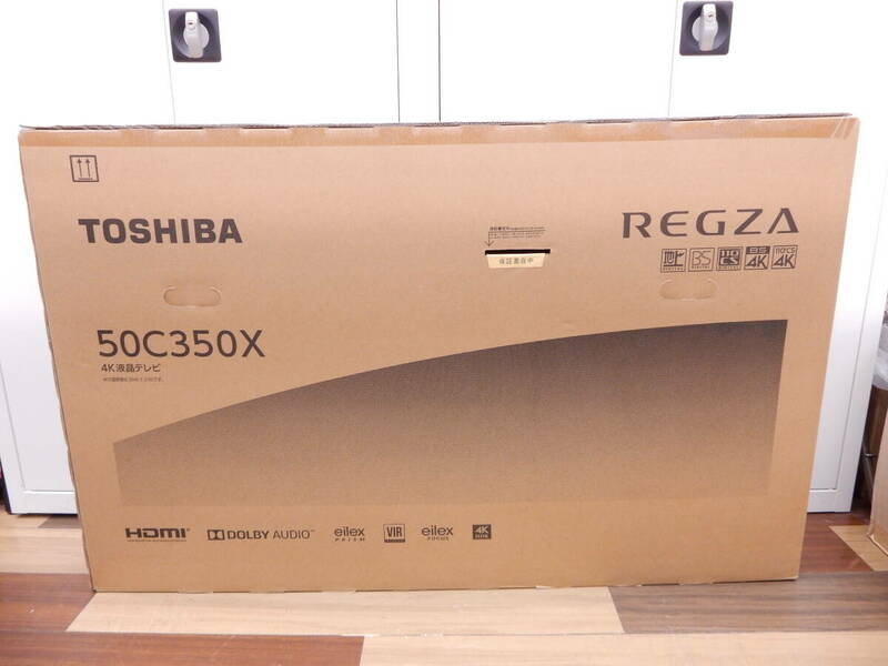 家電祭 TOSHIBA REGZA 東芝 レグザ 50V型 4K対応液晶テレビ 50C350X 未開封品 未使用品 大型 TV ゲーム DVD 地上波 