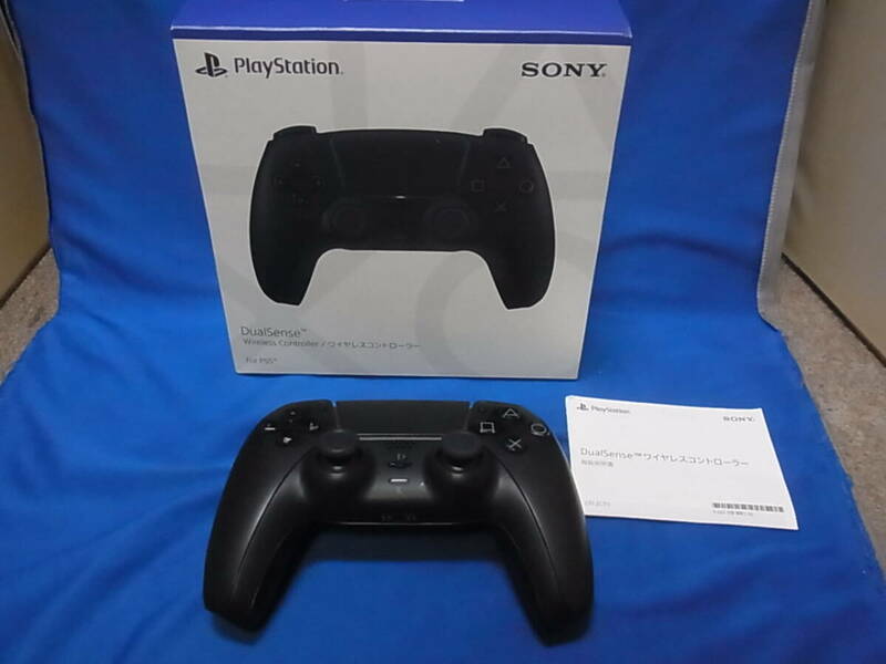 ソニー PS5 コントローラー DualSense CFI-ZCT1J01 ミッドナイトブラック ジャンク品