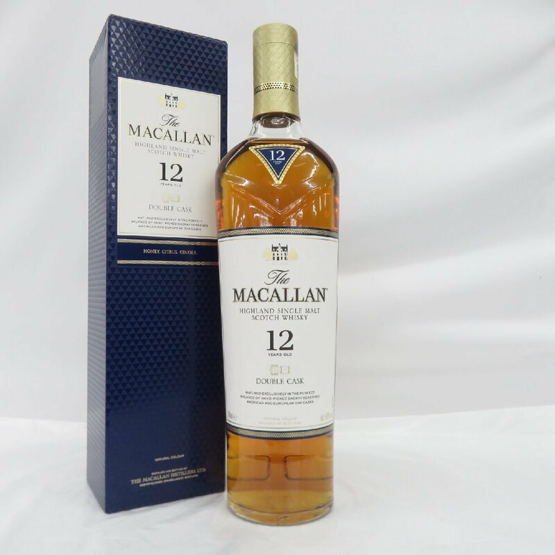 【未開栓】The MACALLAN ザ・マッカラン 12年 ダブルカスク ウイスキー 700ml 40% 箱付 11566617 0506