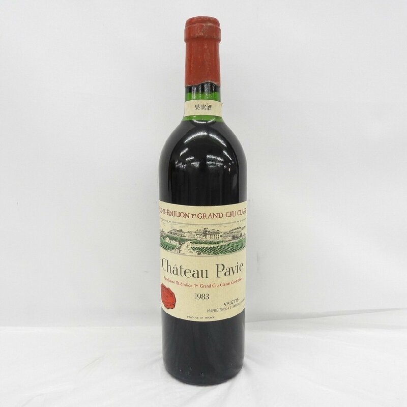 【未開栓】CHATEAU PAVIE シャトー・パヴィ 1983 赤 ワイン 750ml 14% 11582911 0521