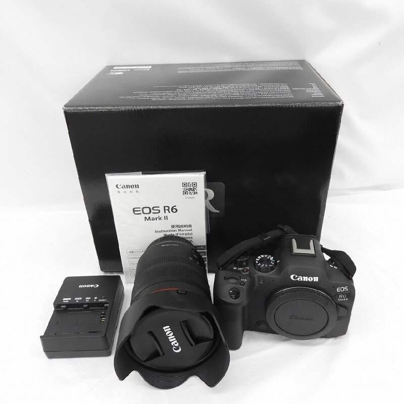 【美品】Canon キャノン ミラーレス一眼レフカメラ EOS R6 Mark II RF24-105L IS USM レンズキット 11574855 0525