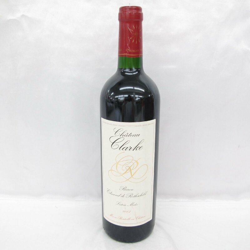 【未開栓】Chateau Clarke シャトー・クラーク 2007 赤 ワイン 750ml 13% 11546986 0527