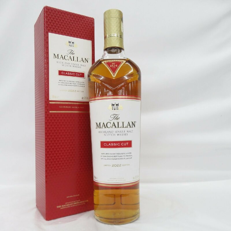 【未開栓】The MACALLAN ザ・マッカラン クラシックカット 2022 ウイスキー 700ml 52.5% 箱付 11591762 0603