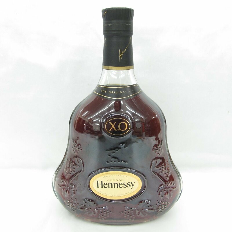 【未開栓】Hennessy ヘネシー XO 黒キャップ クリアボトル ブランデー 700ml 40% 11589125 0602