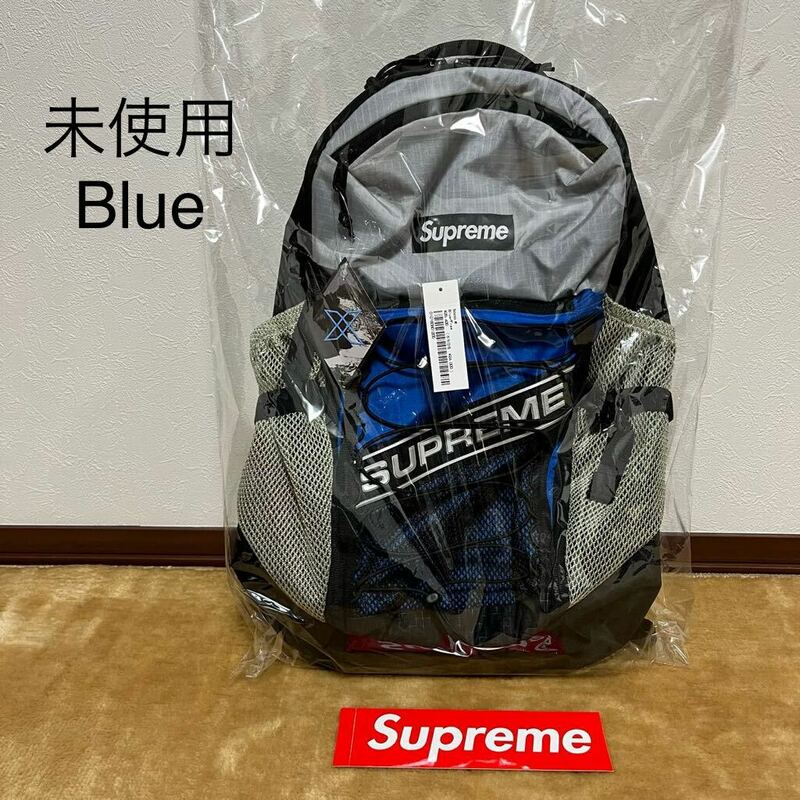 未使用 23fw Supreme Backpack Blue タグ ステッカー付 シュプリーム the north face バックパック リュック