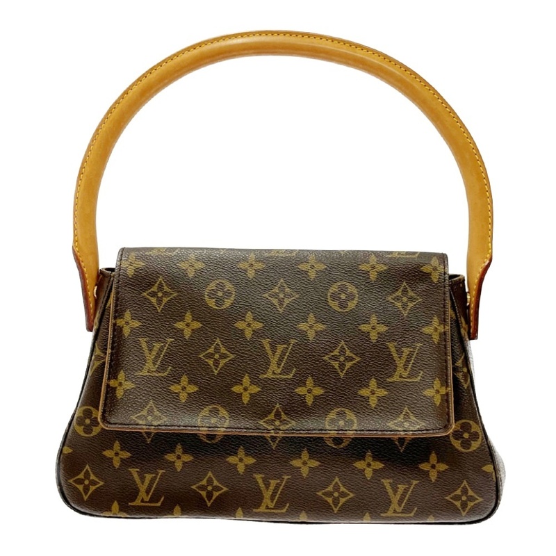 LOUIS VUITTON ルイ・ヴィトン M51147 モノグラム PVC ミニルーピング ショルダーバッグ ブラウン 268867 ショルダーバッグ