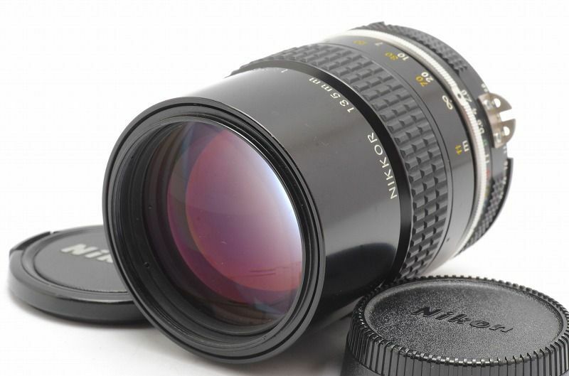 ★美品★ Nikon Ai NIKKOR 135mm F2.8 Lens ニコン レンズ 完動 キレイ ◆409