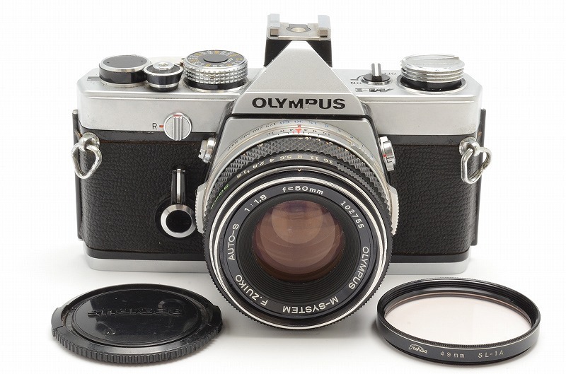 ★美品★ OLYMPUS M-1 + F.ZUIKO AUTO-S 50mm F1.8 Body Lens ボディ レンズ オリンパス ◆775