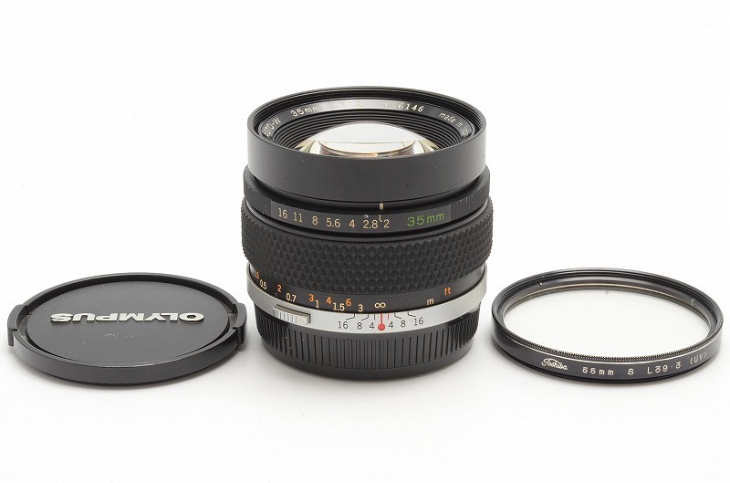 ★美品★ Olympus OM-SYSTEM ZUIKO Auto-W 35mm F2 オリンパス レンズ キレイ 完動 ◆840