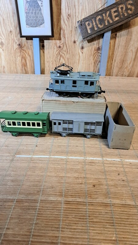メーカー不明 鉄道模型 Oゲージ EB16 鉄道 コレクション 3台セット 箱付き