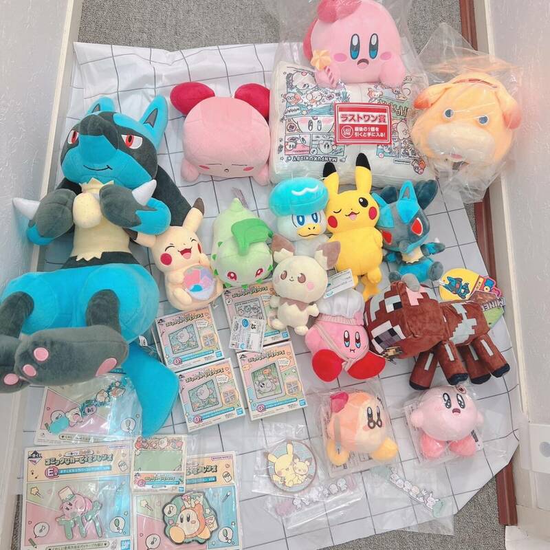 ②　 ぬいぐるみ　ニンテンドー　カービィ　一番くじ　ラストワン賞　ポケットモンスター　ポケモン　ポケセン　 まとめ売り歓迎