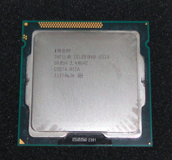 インテル セレロン Celeron 2.40GHz 中古動作確認済 Intel Celeron CPU G530 2.40GHz Socket 1155 匿名送料込み 