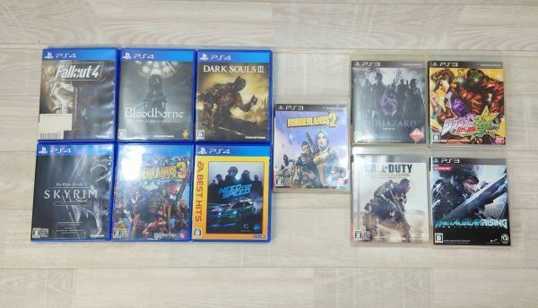 ゲームソフト　11本　まとめて　SONY　PS4　プレイステーション4　PS3　DARK SOULS Ⅲ　Fallout4　CALL OF DUTY など　G2405201115-20A