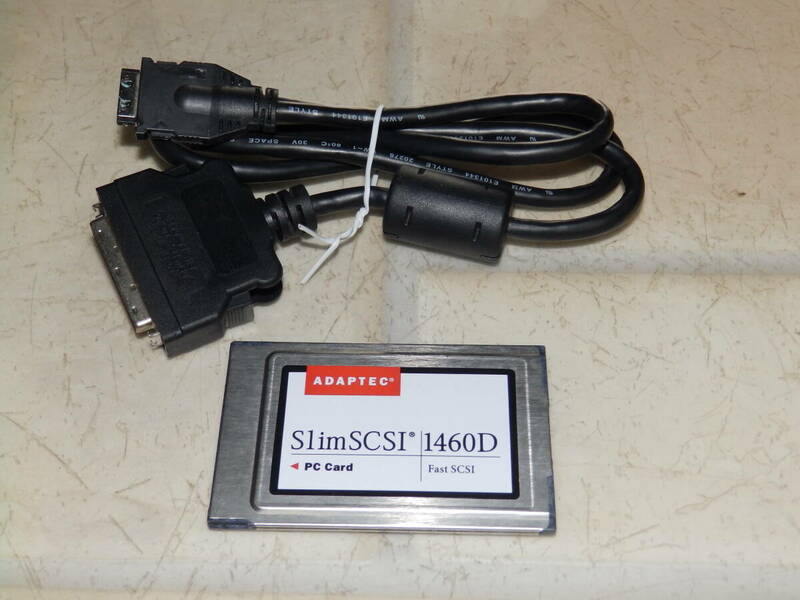 ADAPTEC Slim SCSI 1460D Fast SCSI PC Card