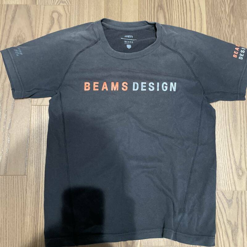 【中古】ZETT(ゼット) BEAMS DESIGN(ビームスデザイン) Tシャツ サイズM ブラック 野球