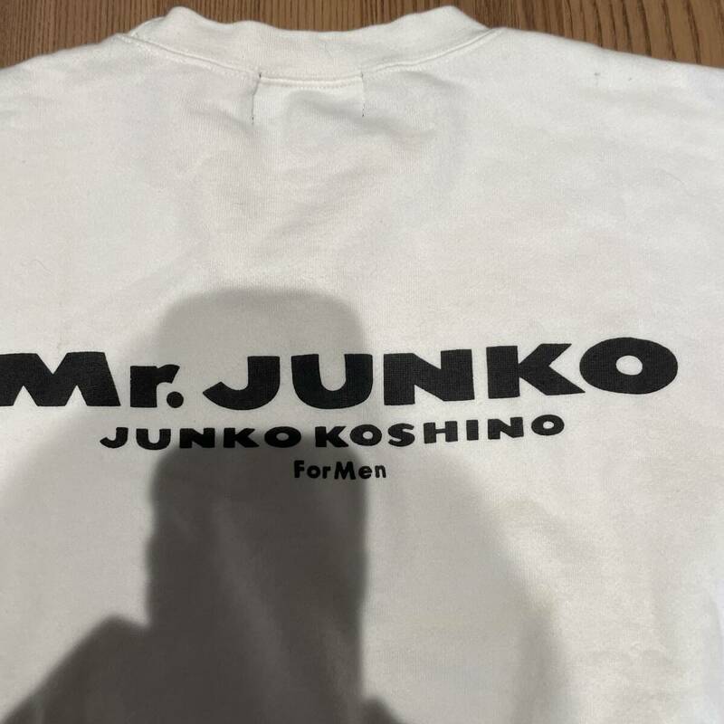 【中古・美品】Mr.JUNKO(ミスタージュンコ) コシノジュンコ サイズL 日本製 ホワイト スウェット 90年代