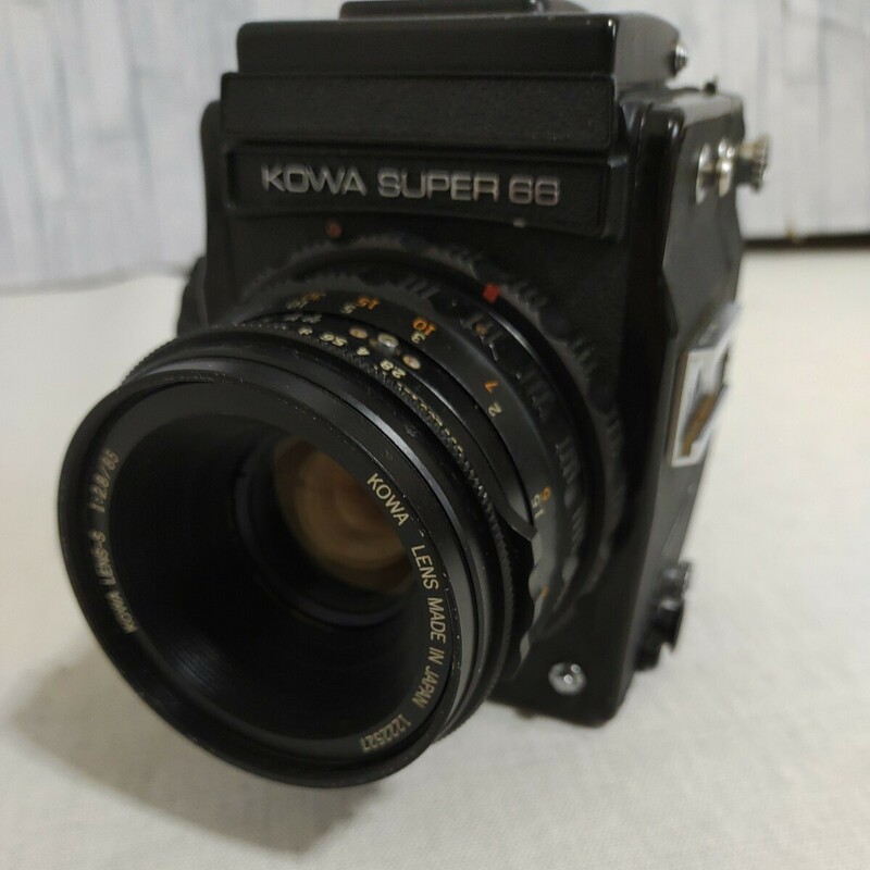 F072 KOWA SUPER 66 85mm F2.8 中判カメラ フィルムカメラ