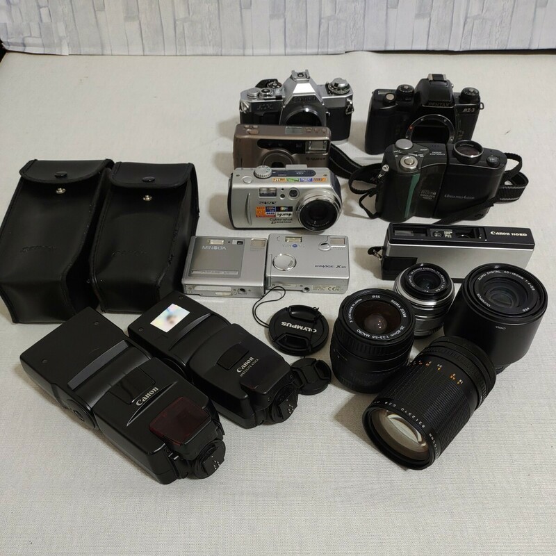 F078 フィルムカメラ カメラ レンズ MINOLTA デジカメ canon PENTAX SONY おまとめ