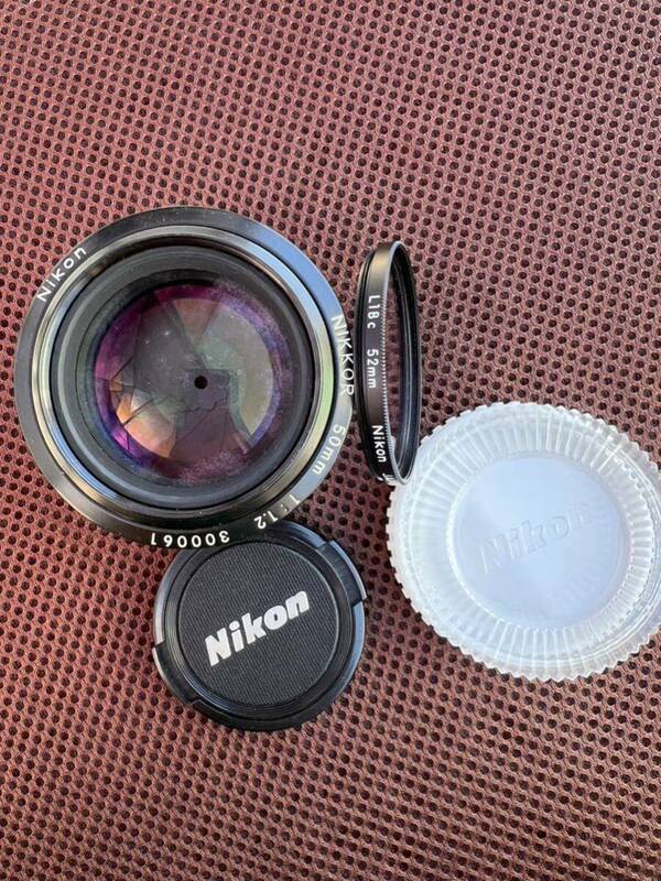 Nikon NIKKOR 50mm 1:1.2 マニュアルフォーカス レンズ 中古品
