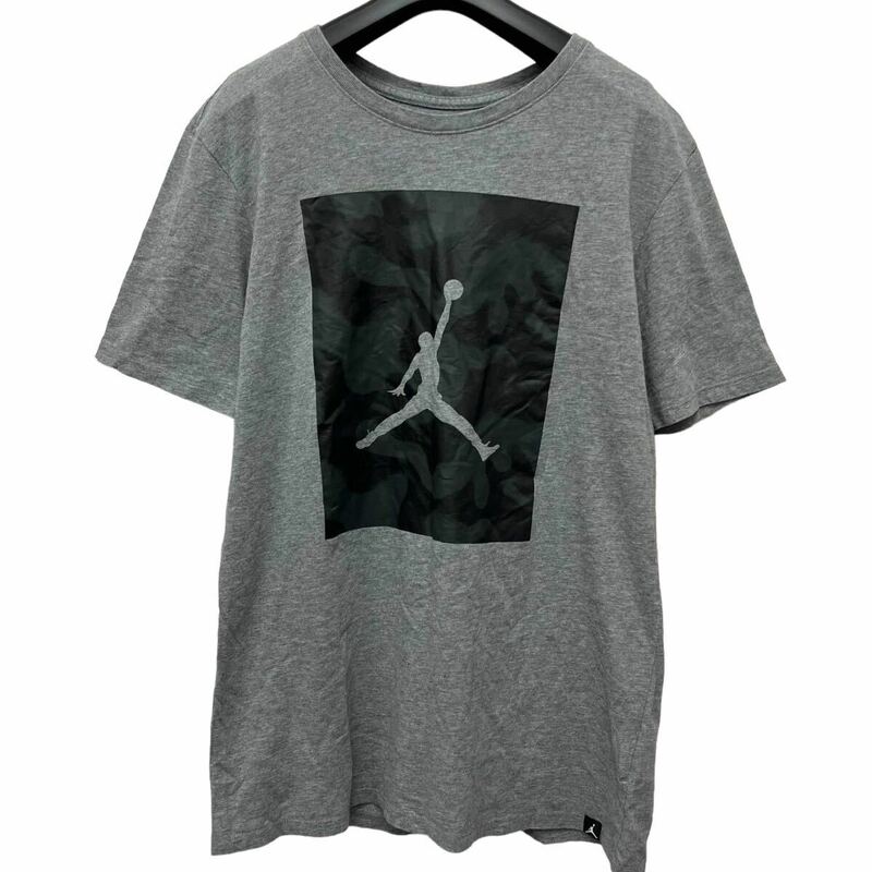 NIKE / ナイキ メンズ 半袖Tシャツ グレー×ブラック Mサイズ マイケルジョーダン コットン100% O-2107