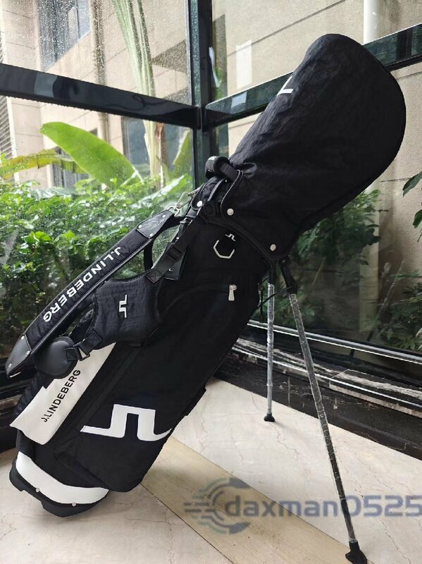 ジェイリンドバーグJLINDEBERG キャディーバック スポーツ ゴルフ 新品 9型 3kg ブラック