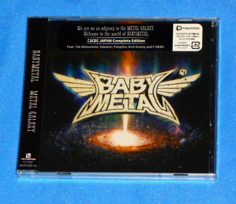 Y100/未開封ベビメタ BABYMETAL　METAL GALAXY 2CD通常盤 Japan Complete Edition 