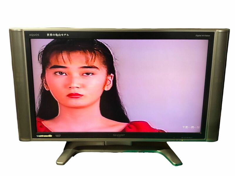 AQUOS アクオス SHARP シャープ 32インチ 液晶カラーテレビ LC-32GH4 2007年製 液晶テレビ 稼働品 日本製 映像機器 100V ハイビジョン