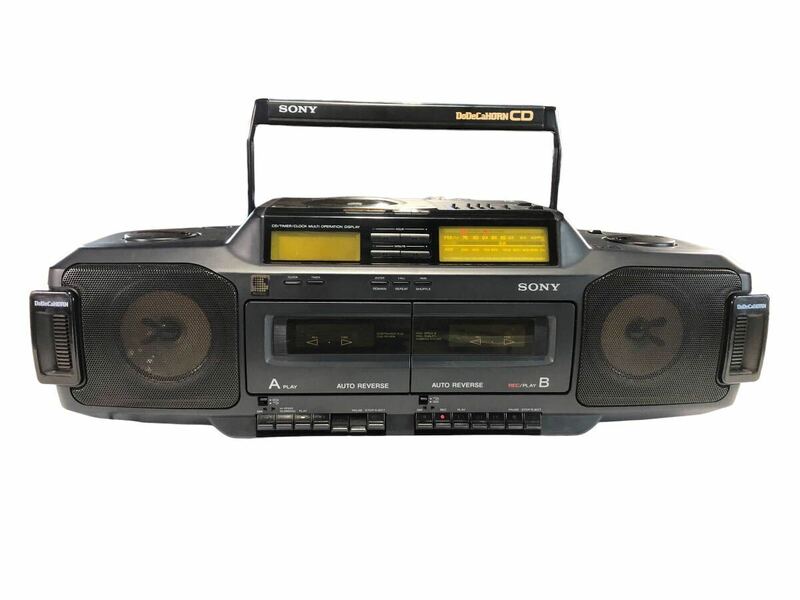 SONY ソニー CFD-200 ラジカセ DoDeCaHORN CD ドデカホーン CASSETE CORDER FM AM ラジオカセットコーダー 当時物 現状品 FM再生確認済み 