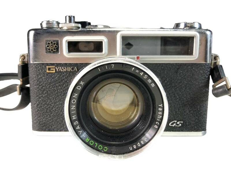 ジャンク品 YASHICA ヤシカ GS ELECTRO 35 フィルムカメラ エレクトロ 1:1.7 f=45mm レンジファインダー 日本製 現状品 当時物 希少