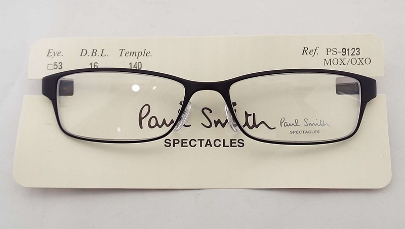 T2350[未使用]Paul Smith Spectacles(ポール・スミス・スペクタクルズ)眼鏡フレーム メガネ 伊達眼鏡レンズ PS-9123 MOX/OXO 53□16-140