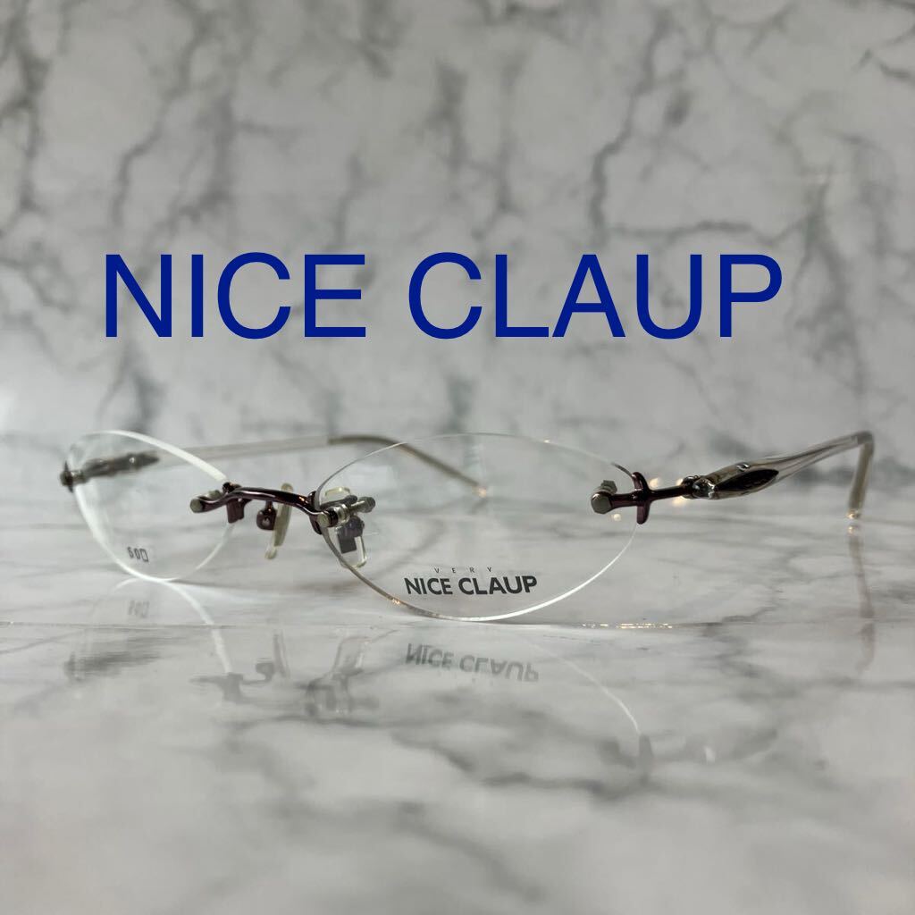 閉店セール☆新品☆1036☆NICE CLAUP☆ナイスクラップ☆めがねフレーム☆ポイント☆クリア☆レンズ交換可☆遠近両用☆老眼鏡☆