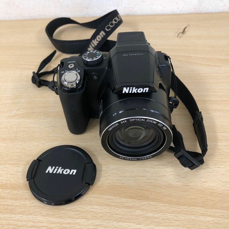現状品 コンパクトデジタルカメラ Nikon COOLPIX P90 クールピクス ブラック バッテリー付き デジタルカメラ・カメラ関連