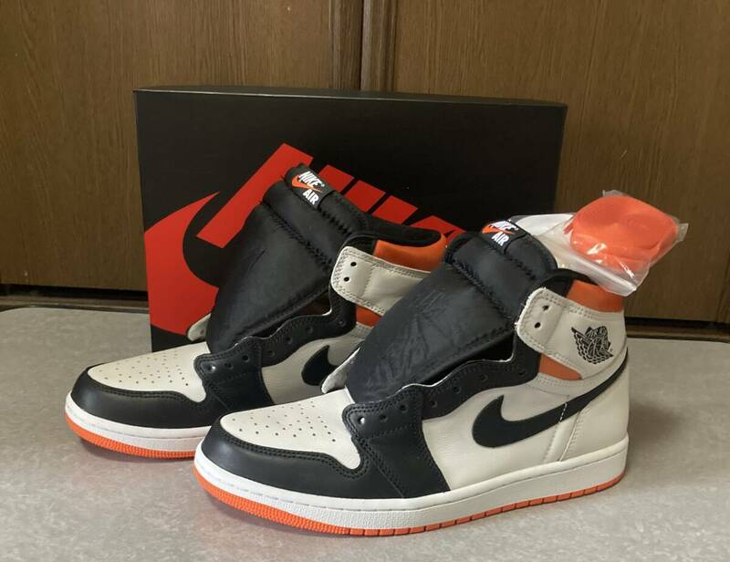 ☆新品☆ NIKE AIR JORDAN 1 RETRO HIGH OG "ELECTRO ORANGE" ナイキ エアジョーダン1 レトロ エレクトロオレンジ メンズ27　US9