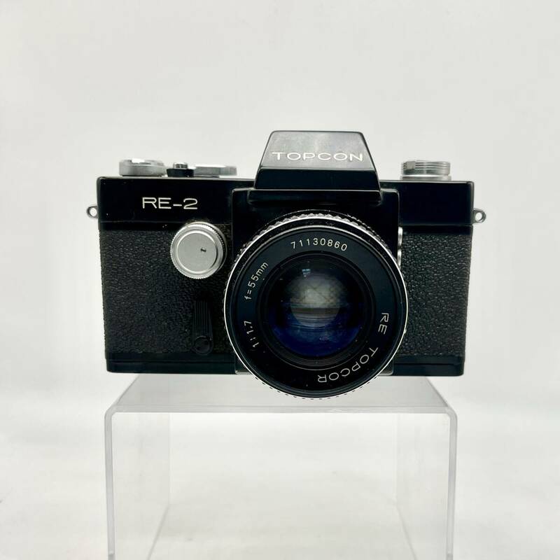 蘇さ(HY612)　カメラ　TOPCON　RE-2　RE200　2点セット　レンズ　シャッター確認済み　中古品　80サイズ